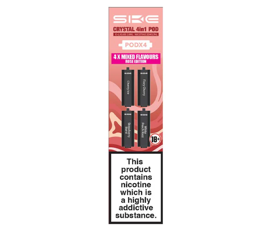 SKE Crystal 4-in-1 2400 Pre-filled Flavour Pods – Vapours Distributors